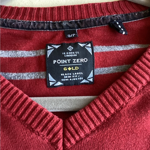 Mens Point Zero V-Neck Sweater - Picture 3 of 4